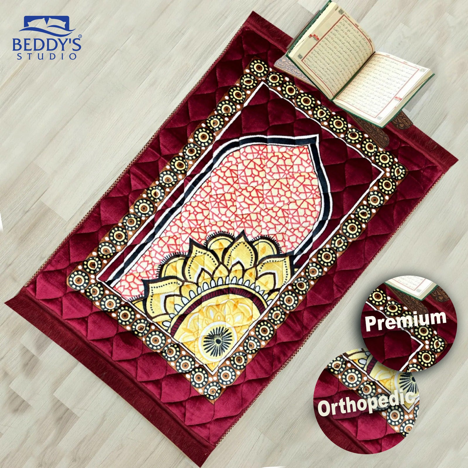 Multicolor - Premium Orthopedic Foam Prayer Mat