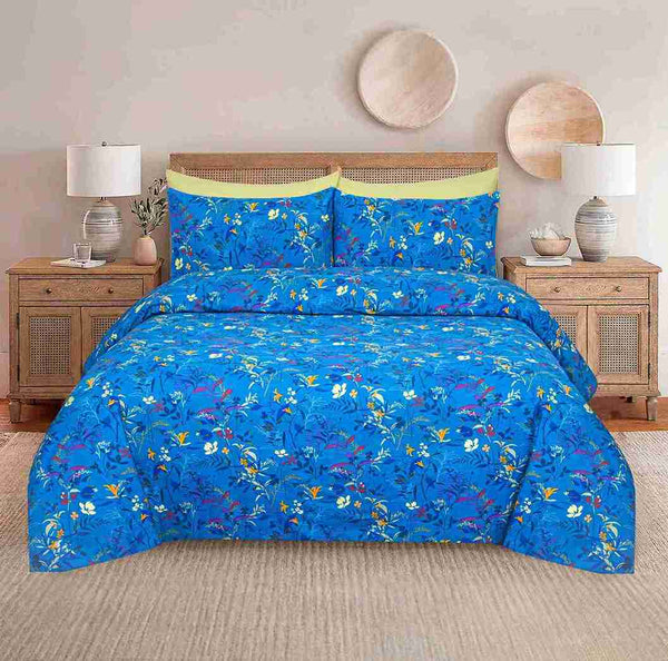 Multi Floral - Printed Kids Bed Sheet Set