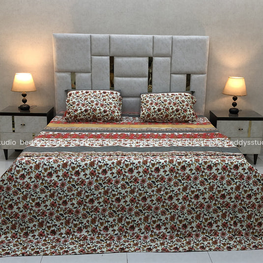 Tranquil- Quilted Comforter Set 6 Pcs