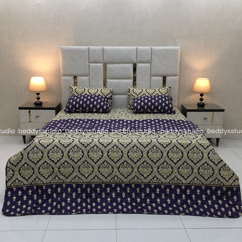 Celestial- Quilted Comforter Set 6 Pcs