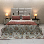 Blossom- Quilted Comforter Set 6 Pcs