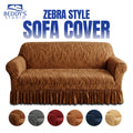 Zebra Velvet Sofa Cover