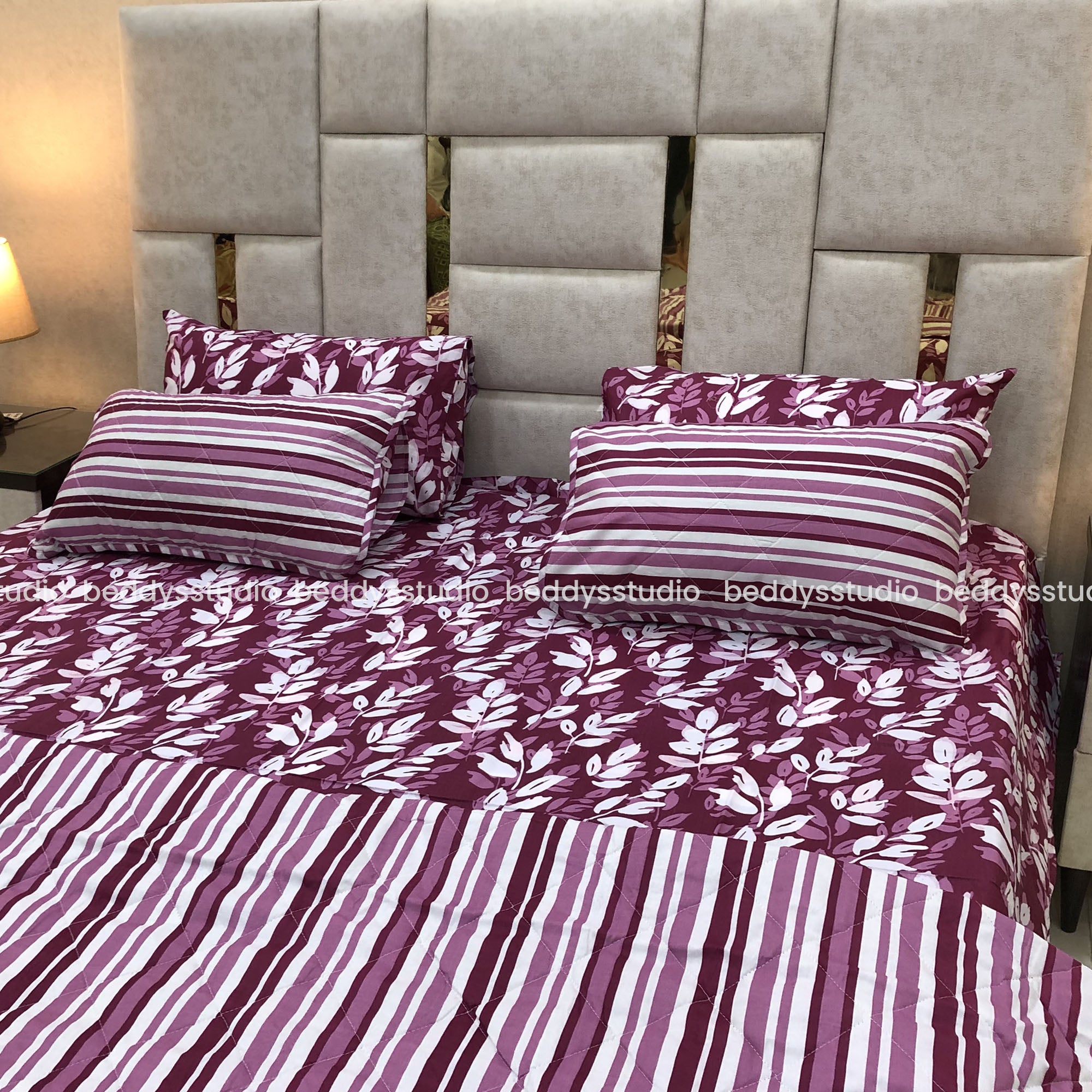 Radiant- Quilted Comforter Set 6 Pcs