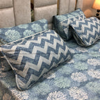 Azure - Quilted Comforter Set 6 Pcs
