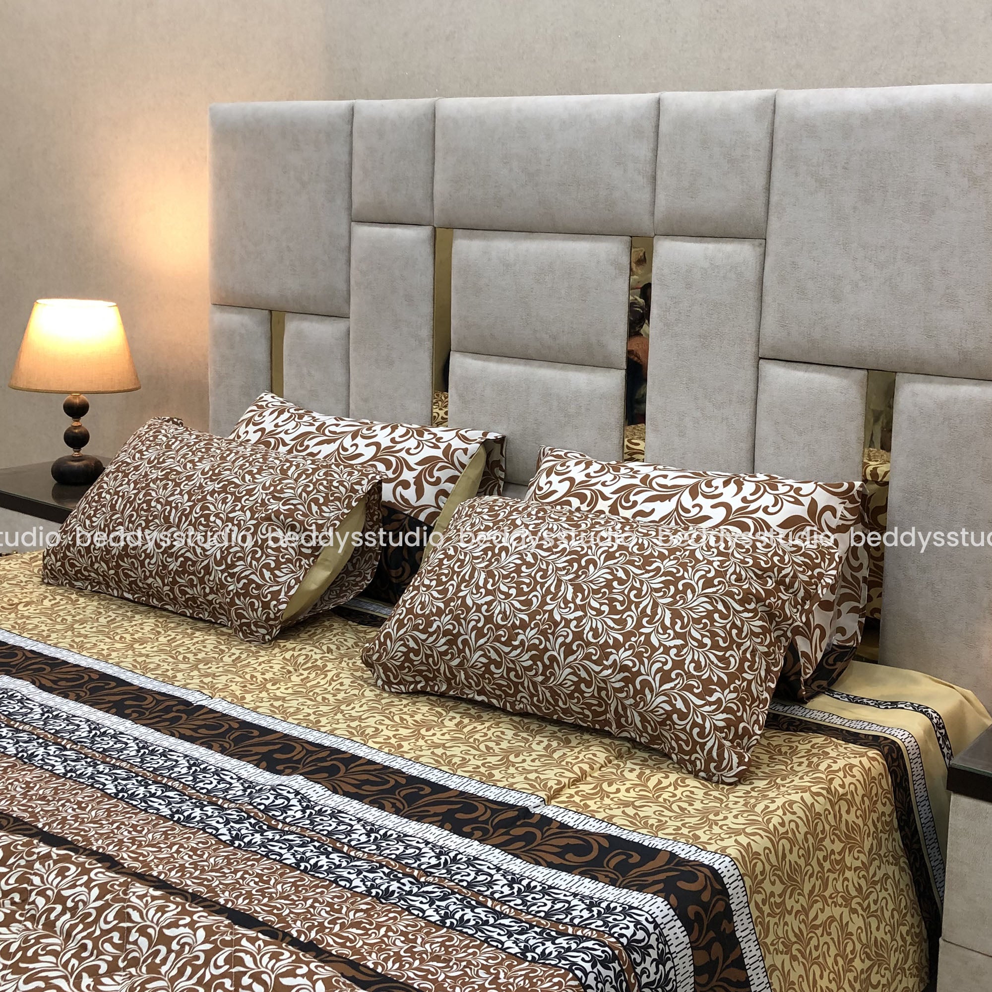 Luminous- Quilted Comforter Set 6 Pcs