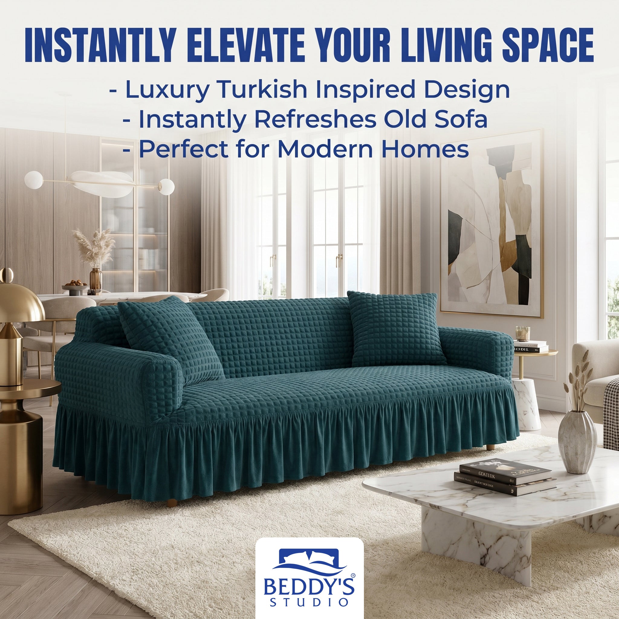 Turkish Style Bubble Sofa Cover