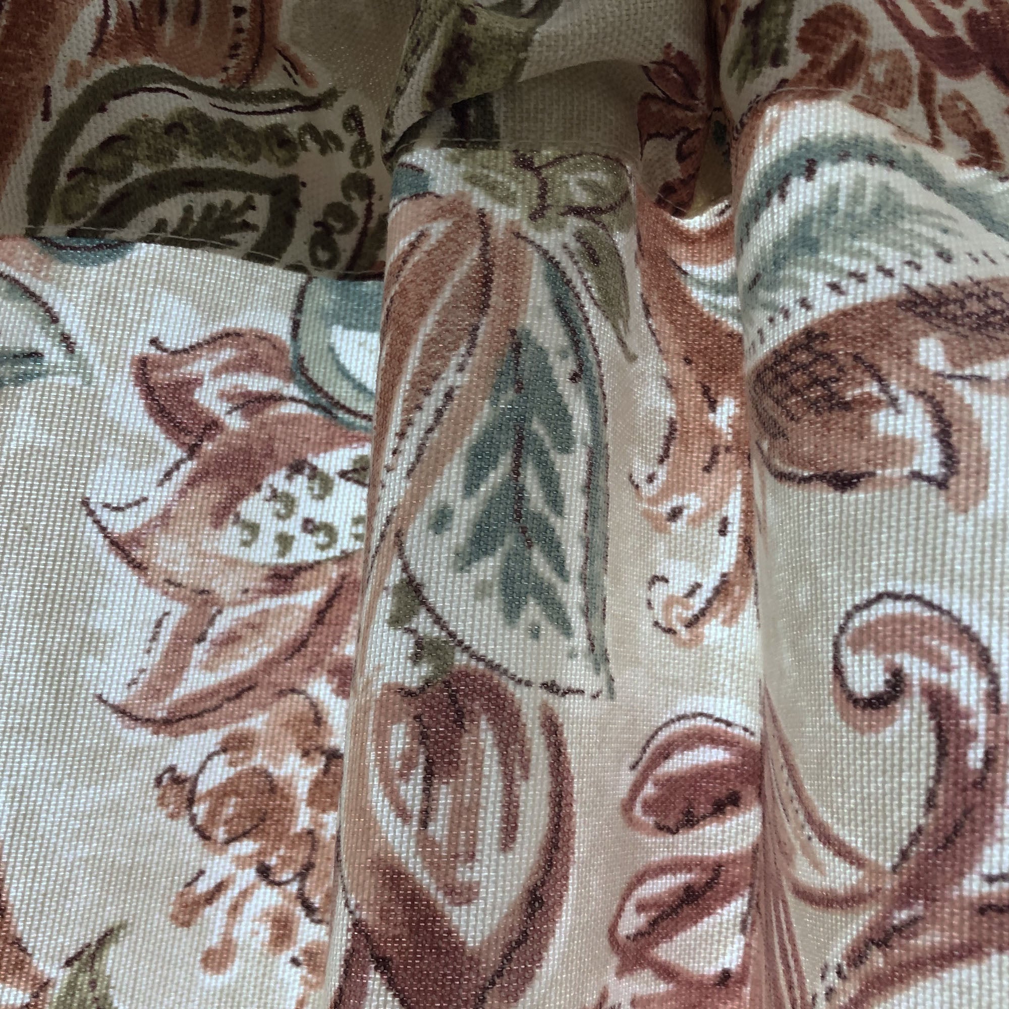Set of 2 Printed Multicolor Window Curtain Panels