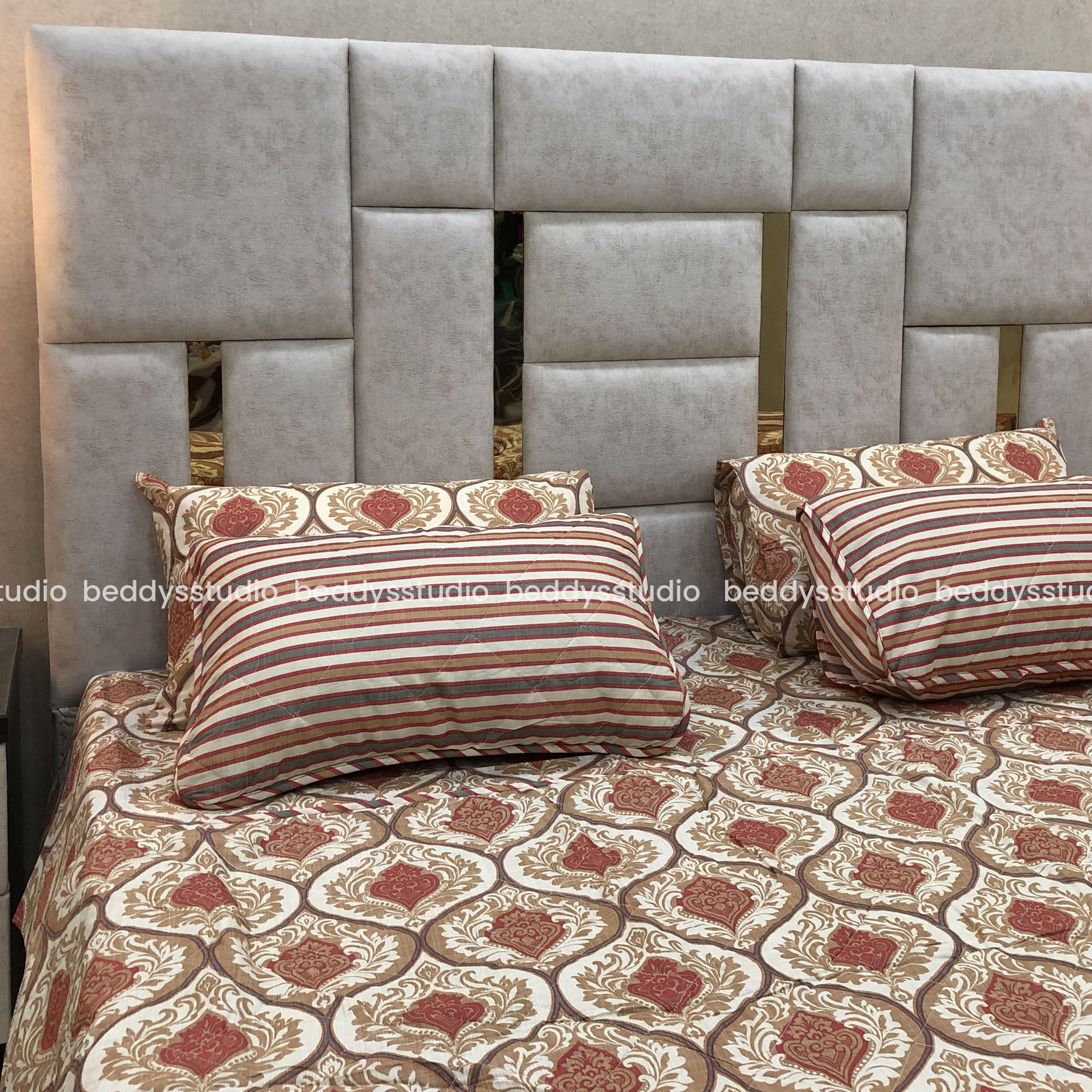 Ethereal- Quilted Comforter Set 6 Pcs