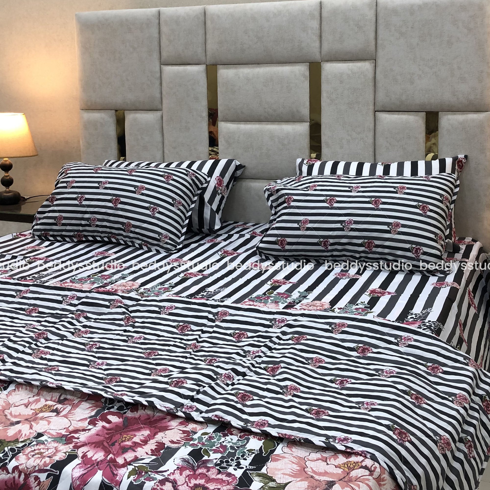 Opulent- Quilted Comforter Set 6 Pcs