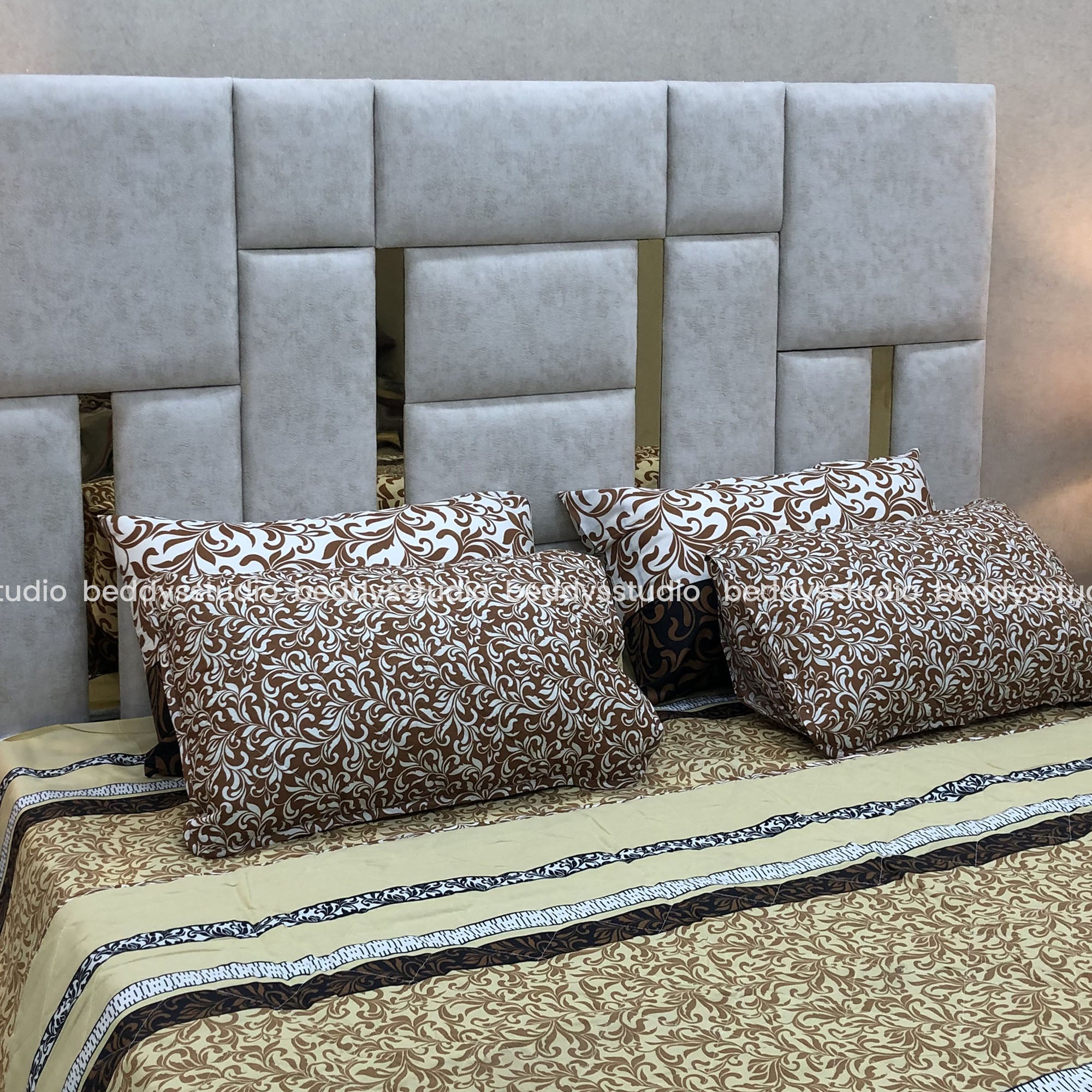 Luminous- Quilted Comforter Set 6 Pcs