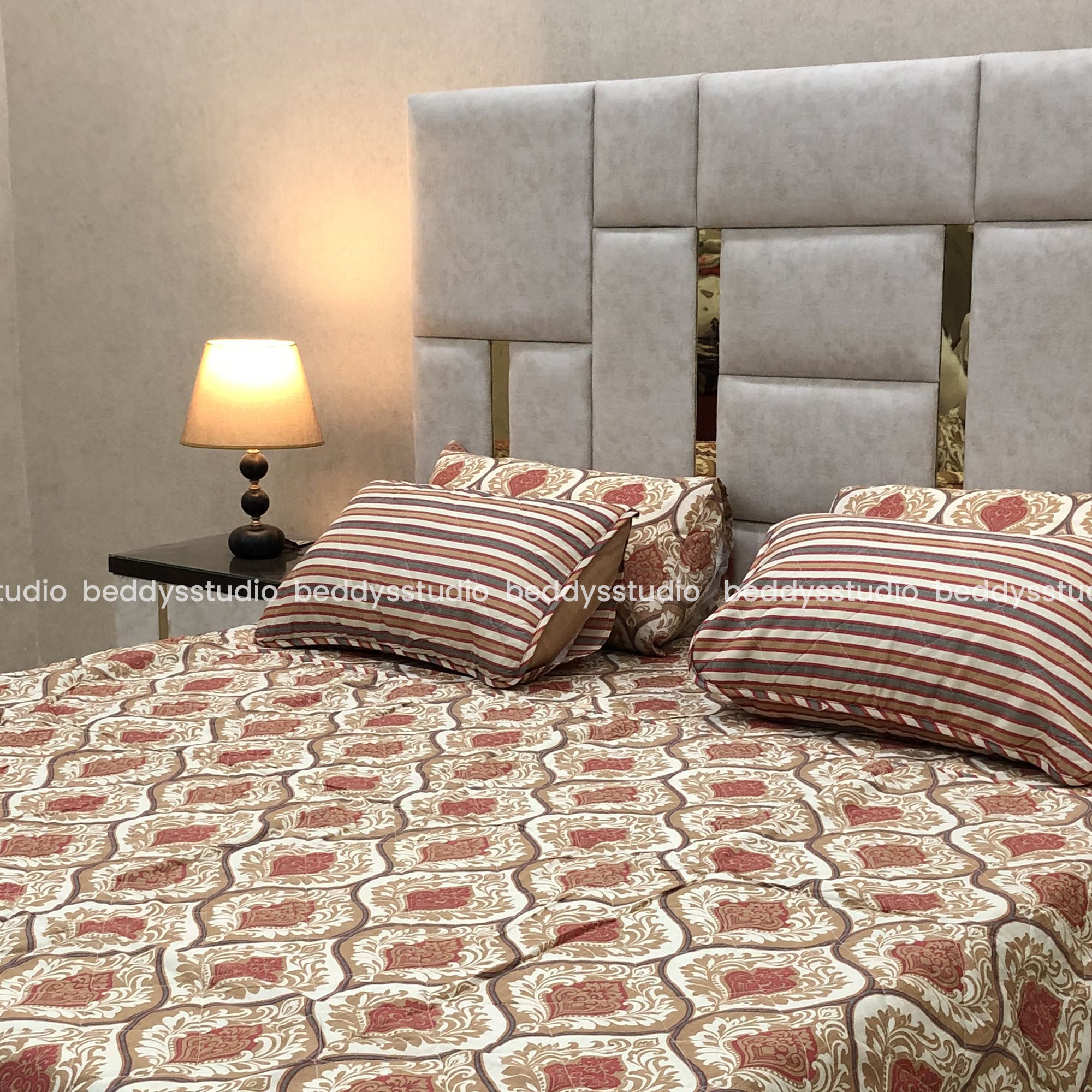 Ethereal- Quilted Comforter Set 6 Pcs