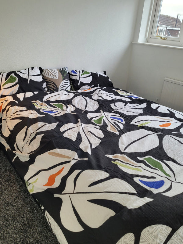 Percale Cotton Printed Quilt Cover Set