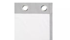 Set Of 2 Plain Light Grey Window Curtains Panels
