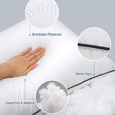Cloud & Protect Bundle Included 1 Cloud Pillow + 1 Mattress Protector