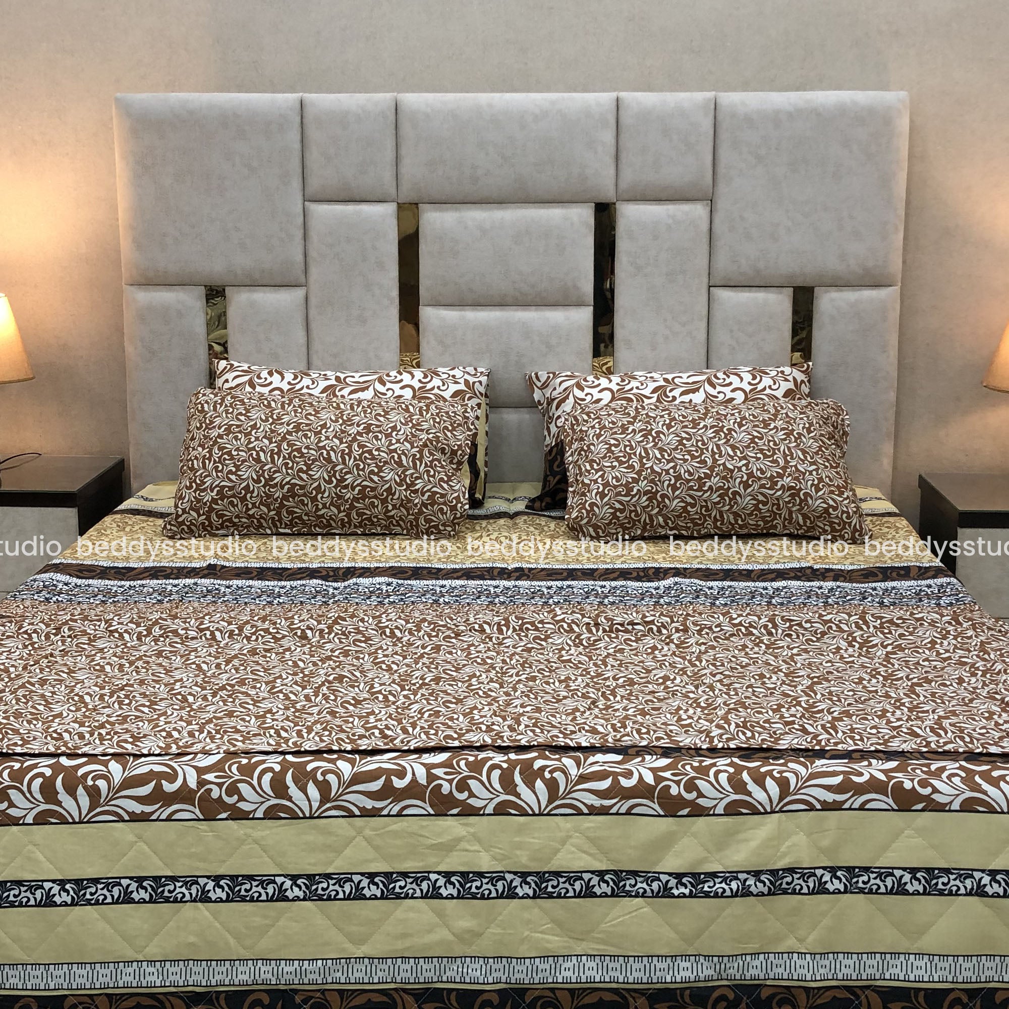 Luminous- Quilted Comforter Set 6 Pcs