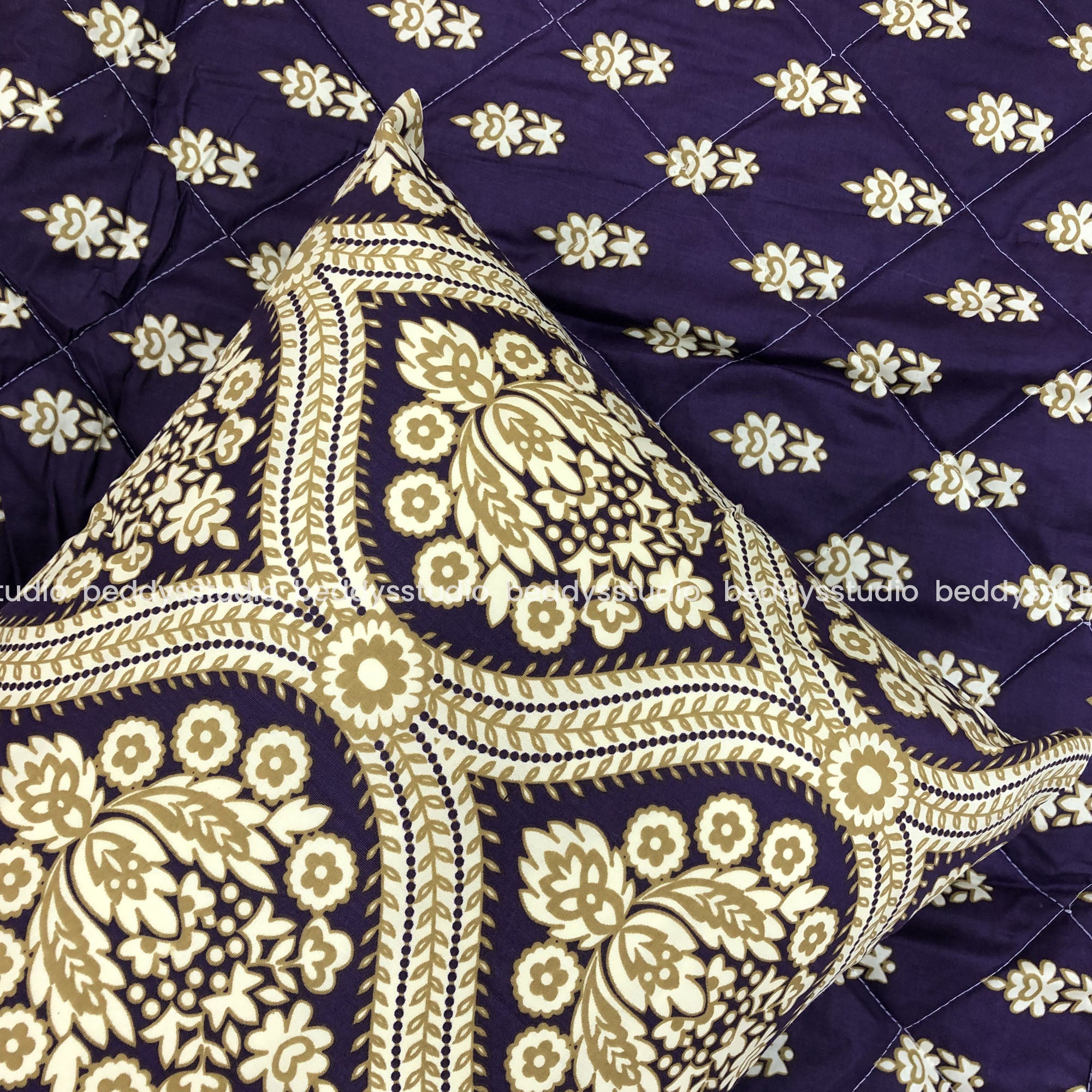 Celestial- Quilted Comforter Set 6 Pcs