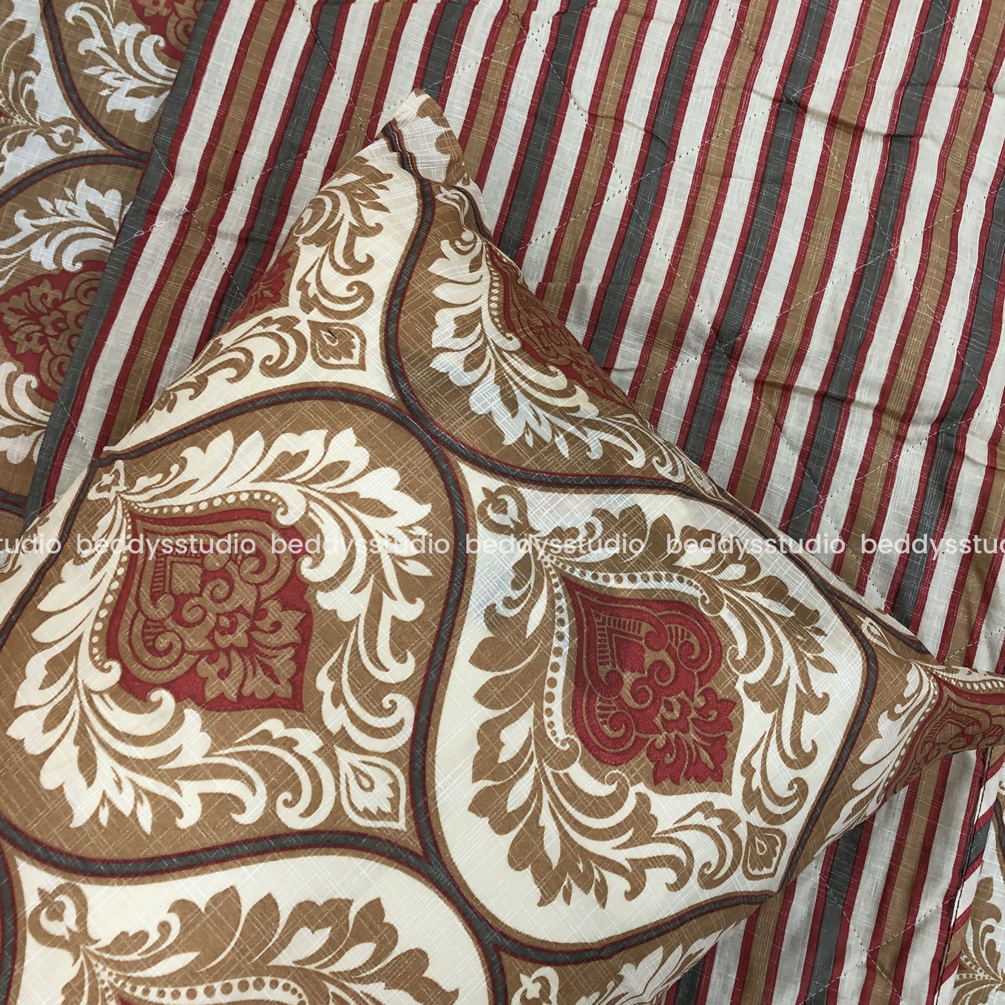 Ethereal- Quilted Comforter Set 6 Pcs