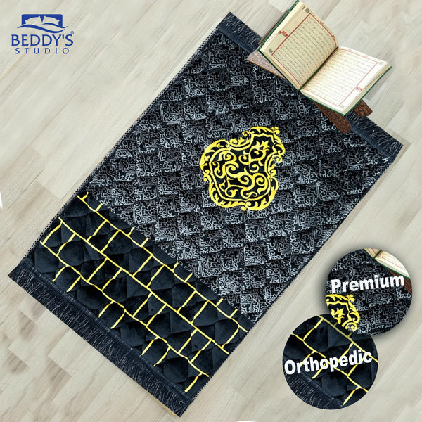 Black - Premium Orthopedic Foam Prayer Mat