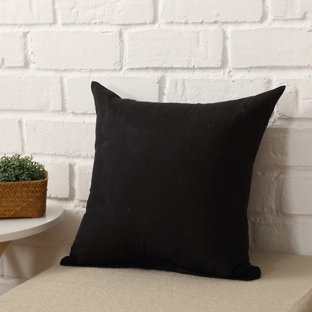 Black - Cushion Cover