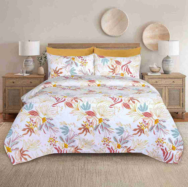 Percale Cotton Printed Quilt Cover Set