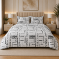 Percale Cotton Printed Quilt Cover Set