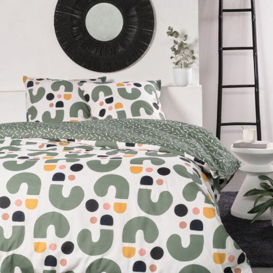 Percale Cotton Printed Quilt Cover Set