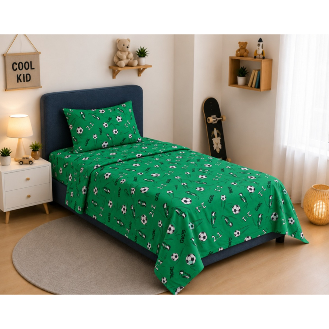 Printed Kids Bed Sheet Set