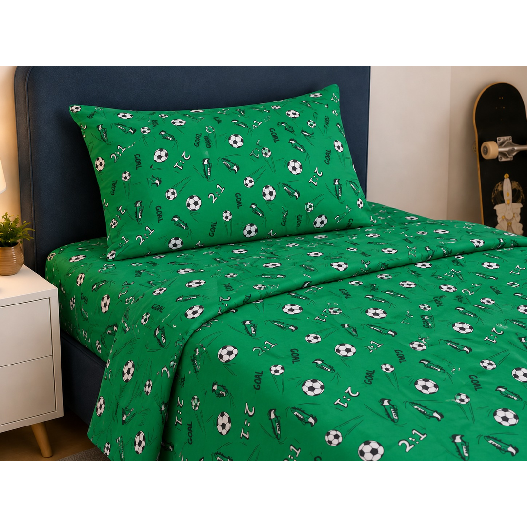 Printed Kids Bed Sheet Set