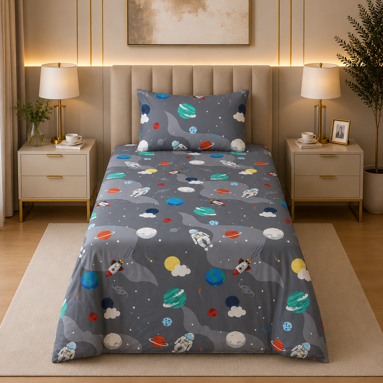 Printed Kids Quilt Cover Set