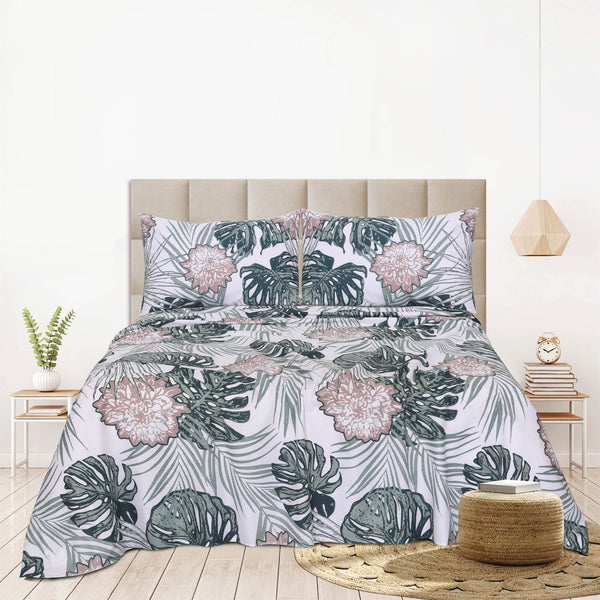 Percale Cotton Printed Quilt Cover Set