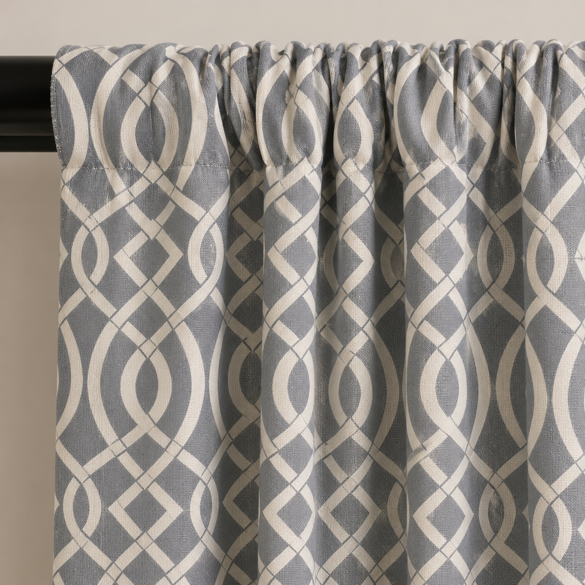 Pack of 1 Panel Printed Window Curtain Without Rings