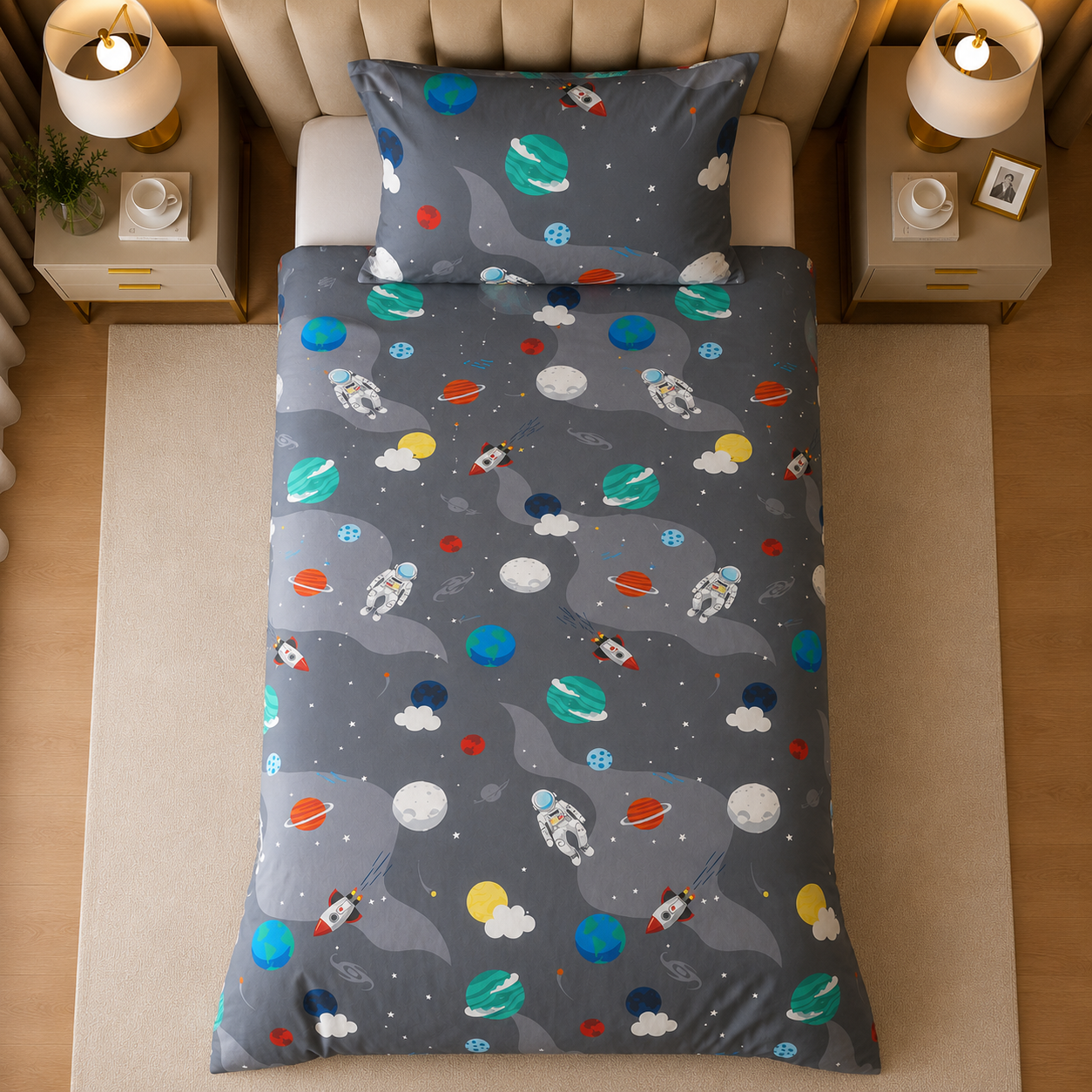 Printed Kids Quilt Cover Set