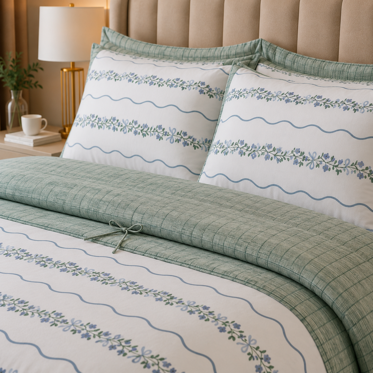 Percale Cotton Bed Sheet Set