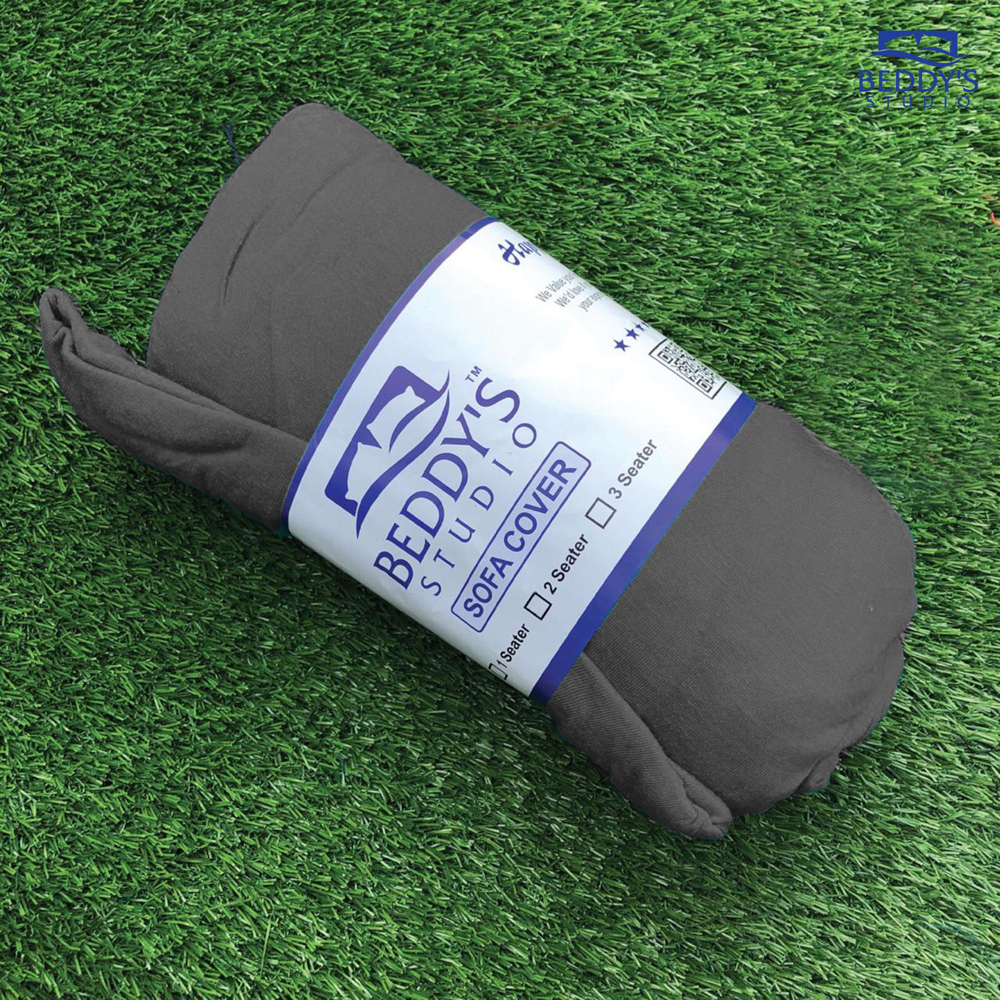 Jersey Sofa Covers - Dark Grey
