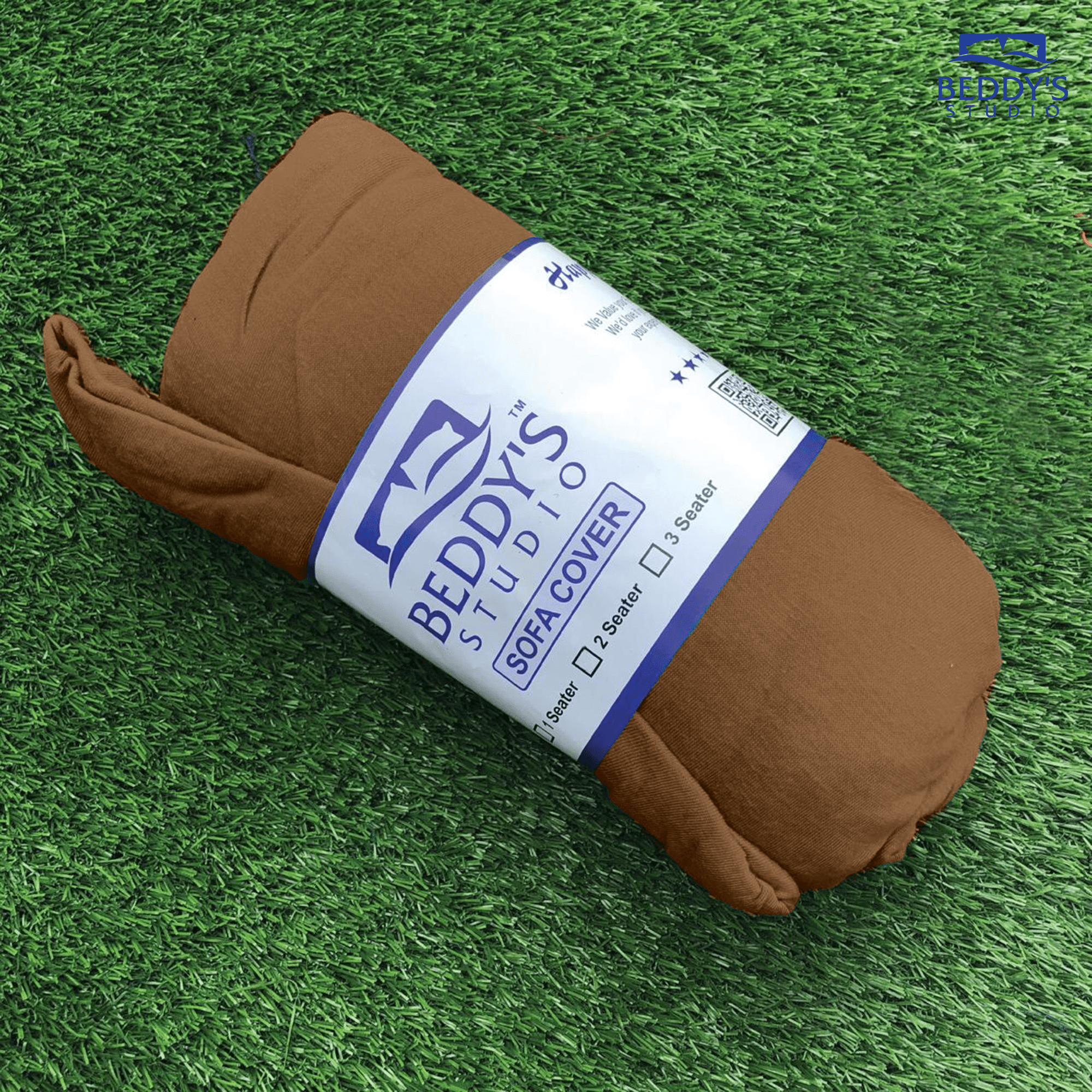 Jersey Sofa Covers - Light Brown