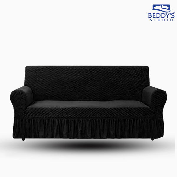 Turkish Sofa Cover - Black