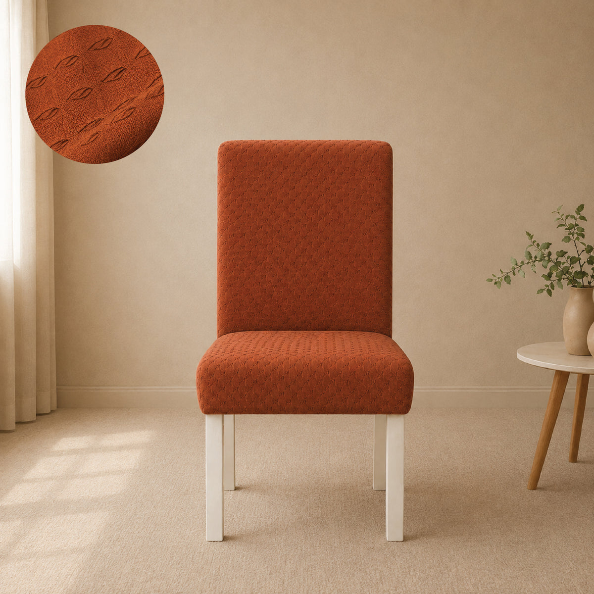 Butterfly Fitted Chair Cover Sets - Copper