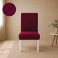 Butterfly Fitted Chair Cover Sets - Maroon