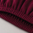 Butterfly Fitted Chair Cover Sets - Maroon