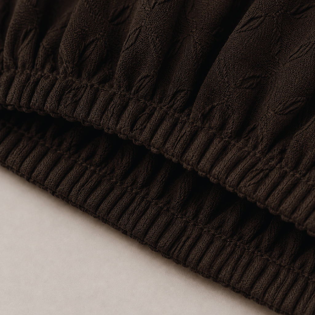 Butterfly Seat Cover Sets For Chair - Brown
