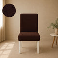 Butterfly Fitted Chair Cover Sets - Brown