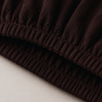 Butterfly Fitted Chair Cover Sets - Brown