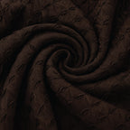 Butterfly L Shape Fitted Sofa Cover - Brown