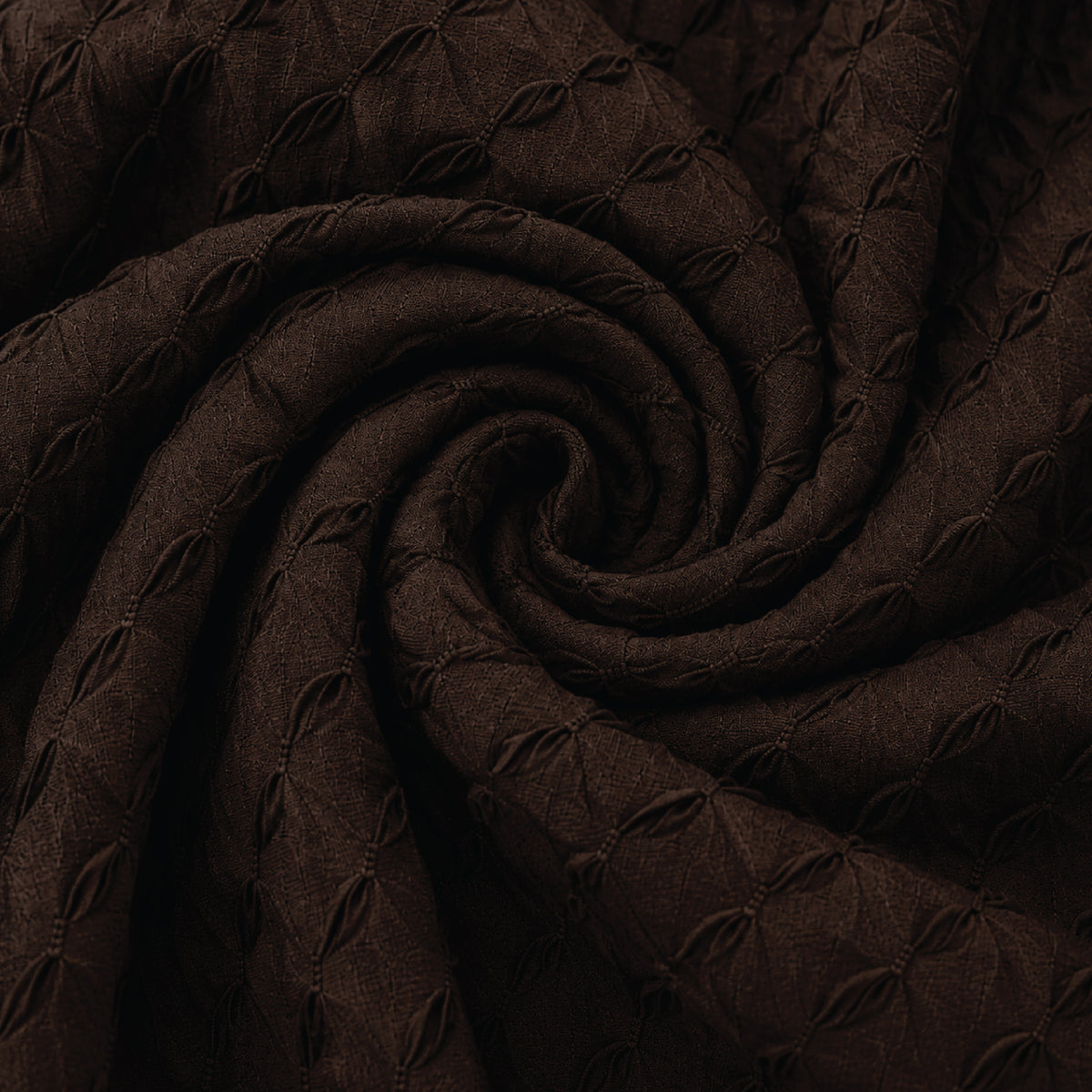 Butterfly L Shape Fitted Sofa Cover - Brown