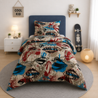 Printed Kids Bed Sheet Set