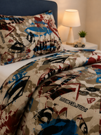 Printed Kids Bed Sheet Set