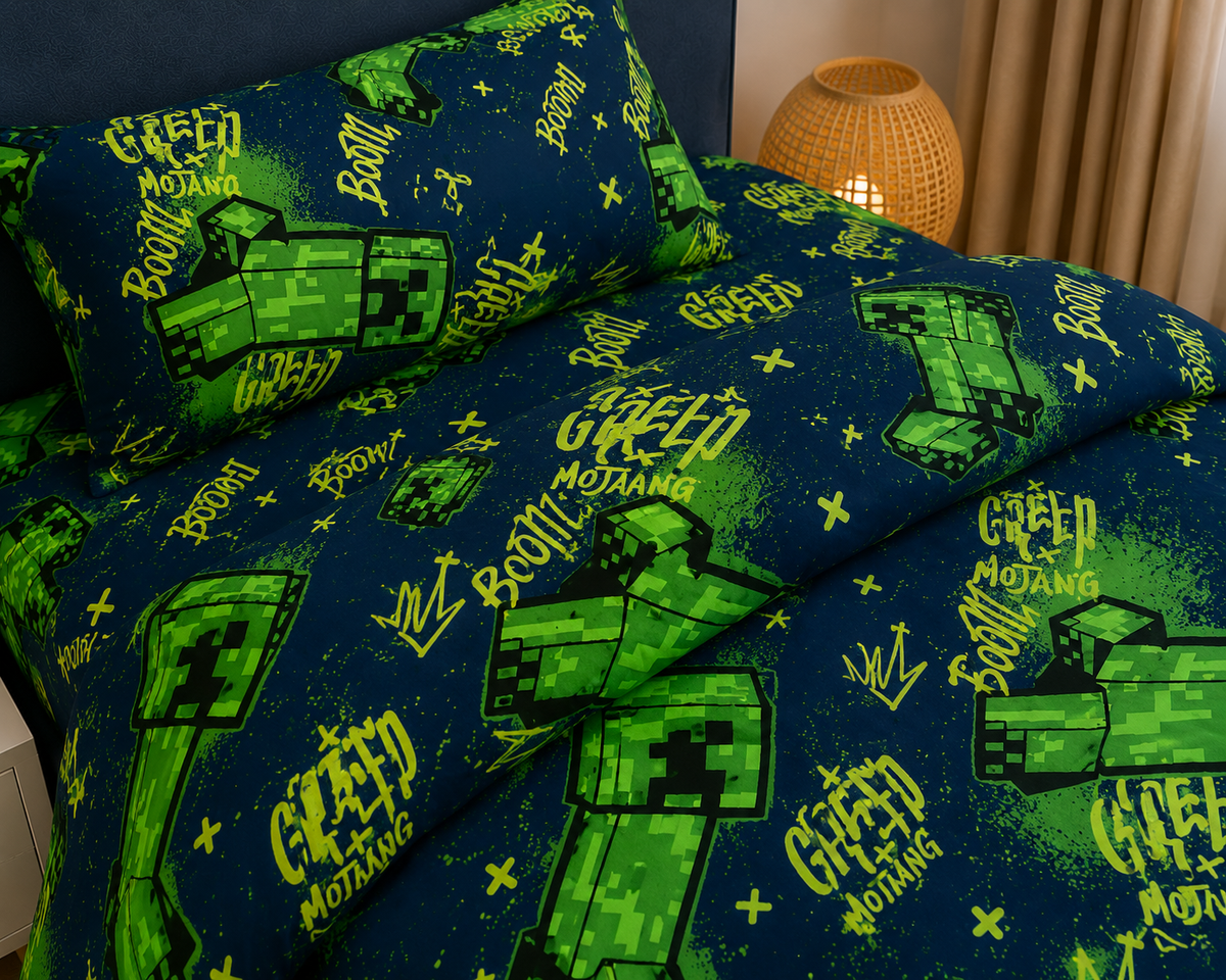 Printed Kids Bed Sheet Set