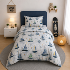 Printed Kids Bed Sheet Set