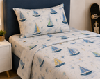 Printed Kids Bed Sheet Set