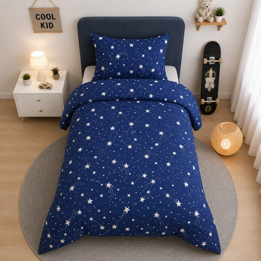 Printed Kids Bed Sheet Set